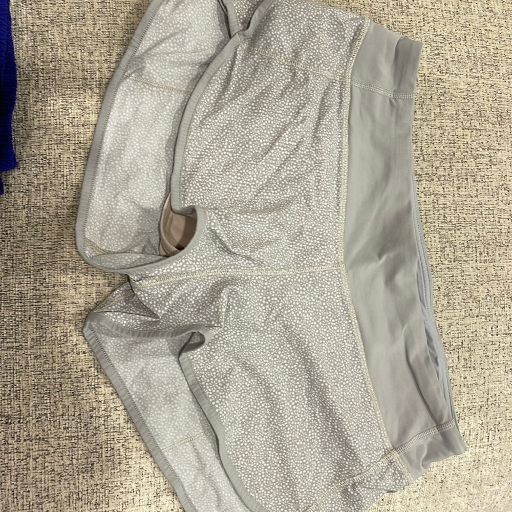 Lululemon shorts. Grey size 8
